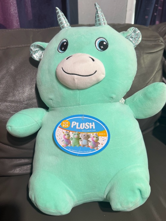 plush Other - Mint Green Plush Unicorn Stuffed Animal by